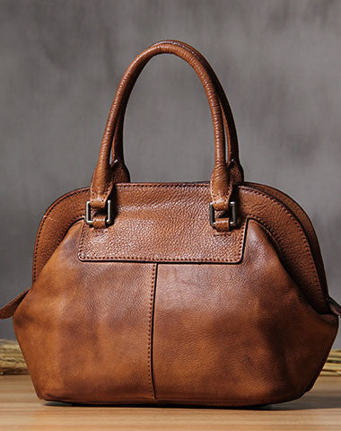 Handmade Leather handbag purse shoulder bag for women leather shopper bag - EverHandmade