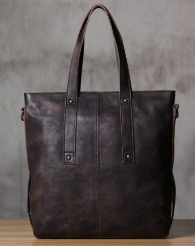 Handmade Leather handbag purse tote shoulder bag for women leather shopper bag - EverHandmade