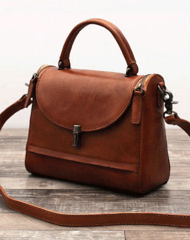 Handmade Leather phone bag handbag purse for women leather shoulder bag crossbody bag - EverHandmade