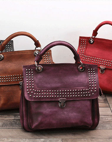 Handmade Leather phone bag handbag purse for women leather shoulder bag crossbody bag - EverHandmade