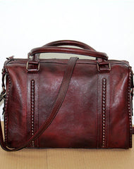 Genuine Handmade Vintage Leather Handbag Shoulder Bag Women Leather Purse - EverHandmade