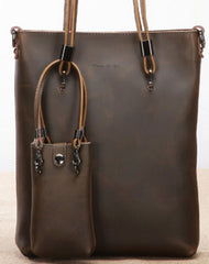 Handmade Leather handbag shoulder bag large tote for women leather shopper bag - EverHandmade