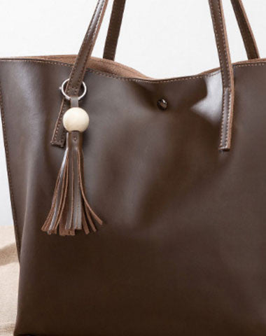 Handmade Leather handbag shoulder bag large tote for women leather shopper bag - EverHandmade
