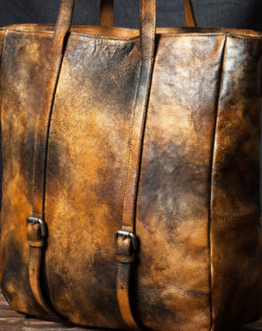 Handmade Leather handbag shoulder bag large tote for women leather shopper bag - EverHandmade