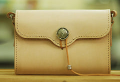 Handcraft retro crossbody leather floral hand dyed shoulder bag /handbag for women - EverHandmade