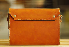 Handcraft retro crossbody leather floral hand dyed shoulder bag /handbag for women - EverHandmade