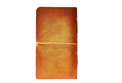 Handcraft vintage brown leather hand painted dyed notebook/travel book/diary/journal - EverHandmade