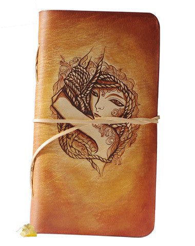 Handmade vintage leather notebook leather journal leather book - EverHandmade