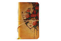 Handcraft vintage brown leather notebook/travel book/diary/journal