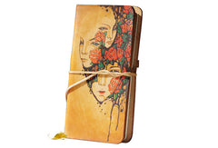Handcraft vintage brown leather notebook/travel book/diary/journal