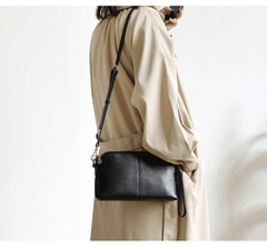 Zip Womens Leather Wristlet Wallet Gray Crossbody Purse Cute Shoulder Bag for Women