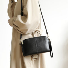 Zip Womens Leather Wristlet Wallet Gray Crossbody Purse Cute Shoulder Bag for Women