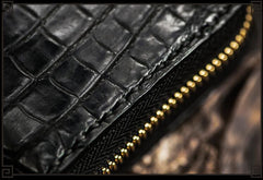 Handmade Leather Tibetan Mens Biker Chain Wallet Cool Wallet Long Chain Wallets for Men