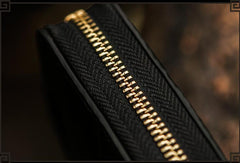 Handmade Leather Tibetan Mens Biker Chain Wallet Cool Wallet Long Chain Wallets for Men