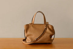 Handmade Genuine Leather Handbag Crossbody Bag Shoulder Bag Purse For Women - EverHandmade