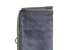 Cool mens long leather wallets vintage brown leaather long wallet for men - EverHandmade