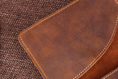Mens Slim Leather Passport Wallet Bifold Long Passport Wallet Travel Wallet For Men