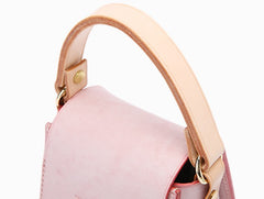 lovely Handmade Leather Womens Mini Purse Makeup Handbags Shoulder Bags for Women