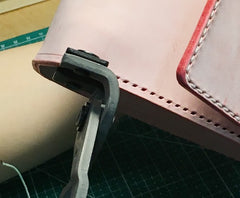 lovely Handmade Leather Womens Mini Purse Makeup Handbags Shoulder Bags for Women