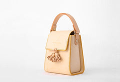 lovely Handmade Leather Womens Mini Purse Makeup Handbags Shoulder Bags for Women