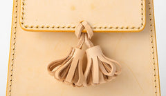 lovely Handmade Leather Womens Mini Purse Makeup Handbags Shoulder Bags for Women