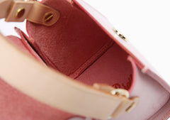 lovely Handmade Leather Womens Mini Purse Makeup Handbags Shoulder Bags for Women