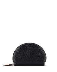 Cute Women Green Leather Slim Zipper Wallet Small Card Holder Round Change Coin Wallet For Women