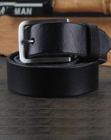 Genuine Leather Punk Rock Biker Trucker Mens Belt Men Black Coffee Belt for Men