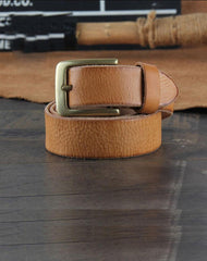 Genuine Leather Punk Rock Biker Trucker Mens Belt Men Black Coffee Belt for Men
