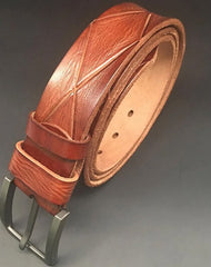 Handmade Cool Coffee Brown Leather Mens Belt Brown Leather Belt for Men