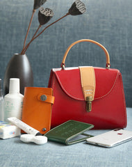 Handmade Women's Leather Handbags Purse Vintage Small Handbag Shoulder Bag Purse
