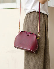 Handmade Womens Blue Leather Small doctor Purse shoulder doctor bags for women