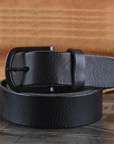 Genuine Leather Punk Rock Biker Trucker Mens Belt Men Black Coffee Belt for Men