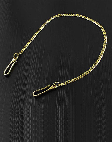20'' SOLID STAINLESS STEEL BIKER GOLD WALLET CHAIN LONG PANTS CHAIN jeans chain jean chain FOR MEN