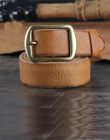 Genuine Leather Punk Rock Biker Trucker Mens Belt Men Black Coffee Belt for Men 3cm