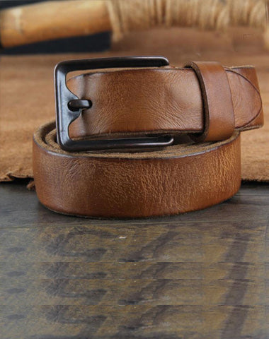 Genuine Leather Punk Rock Biker Trucker Mens Belt Men Black Coffee Belt for Men