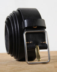 Genuine Leather Punk Rock Biker Trucker Mens Belt Men Black Coffee Belt for Men