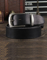 Genuine Leather Punk Rock Biker Trucker Mens Belt Men Black Coffee Belt for Men