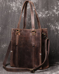 Handmade Brown LEATHER Mens/Womens Tote Messenger Tote Bag Tote HandBag Shoulder Bag For Men
