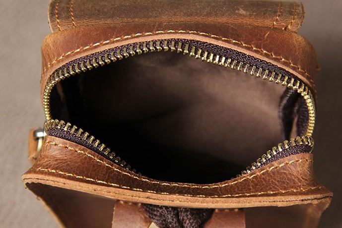 Leather pouch 2025 men