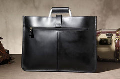 Leather Mens Vintage Briefcase Handbag Work Bag Business Bag Laptop Bag for men