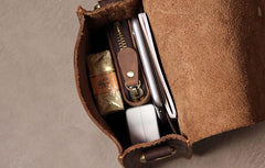 Leather Belt Pouch Mens Small Cases Waist Bag Belt Bags Shoulder Bag for Men
