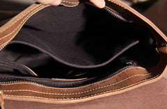 Vintage Leather Mens Travel Backpack Bag Work Backpack for Men