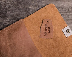 Leather Long Wallets for men Vintage Bifold Men Long Wallet