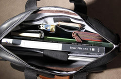 Cool Leather Mens Briefcase Shoulder Bag Handbag Work Bags Business Bag for Men