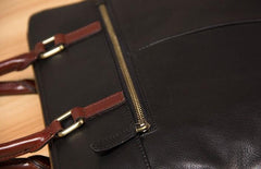 Leather Mens Briefcase Shoulder Bag Handbag Work Bags Business Bag for Men